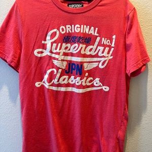 Men’s Superdry Premium T Shirt Company Short Sleeve T Shirt Size Medium